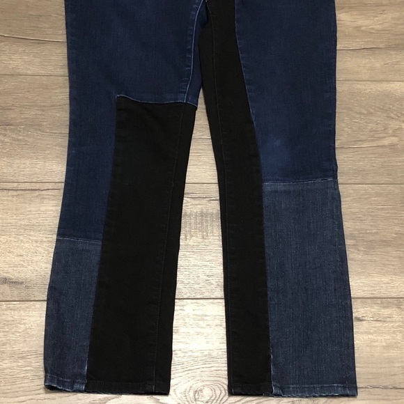 J Brand Mid Rise Patch Work Denim Jeans Size 25 - Picture 2 of 8